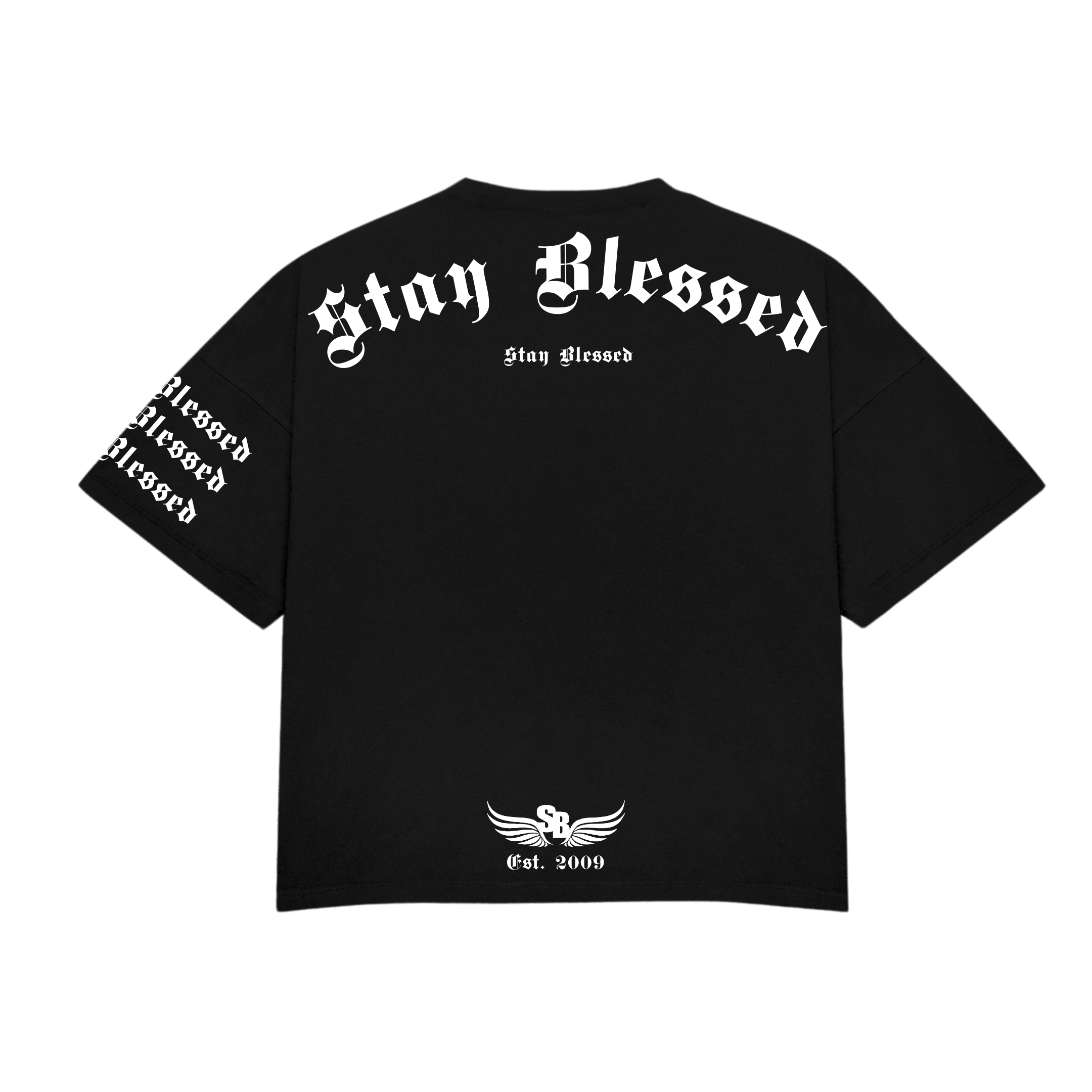 Stay Blessed - Divine Details T-Shirt - Black