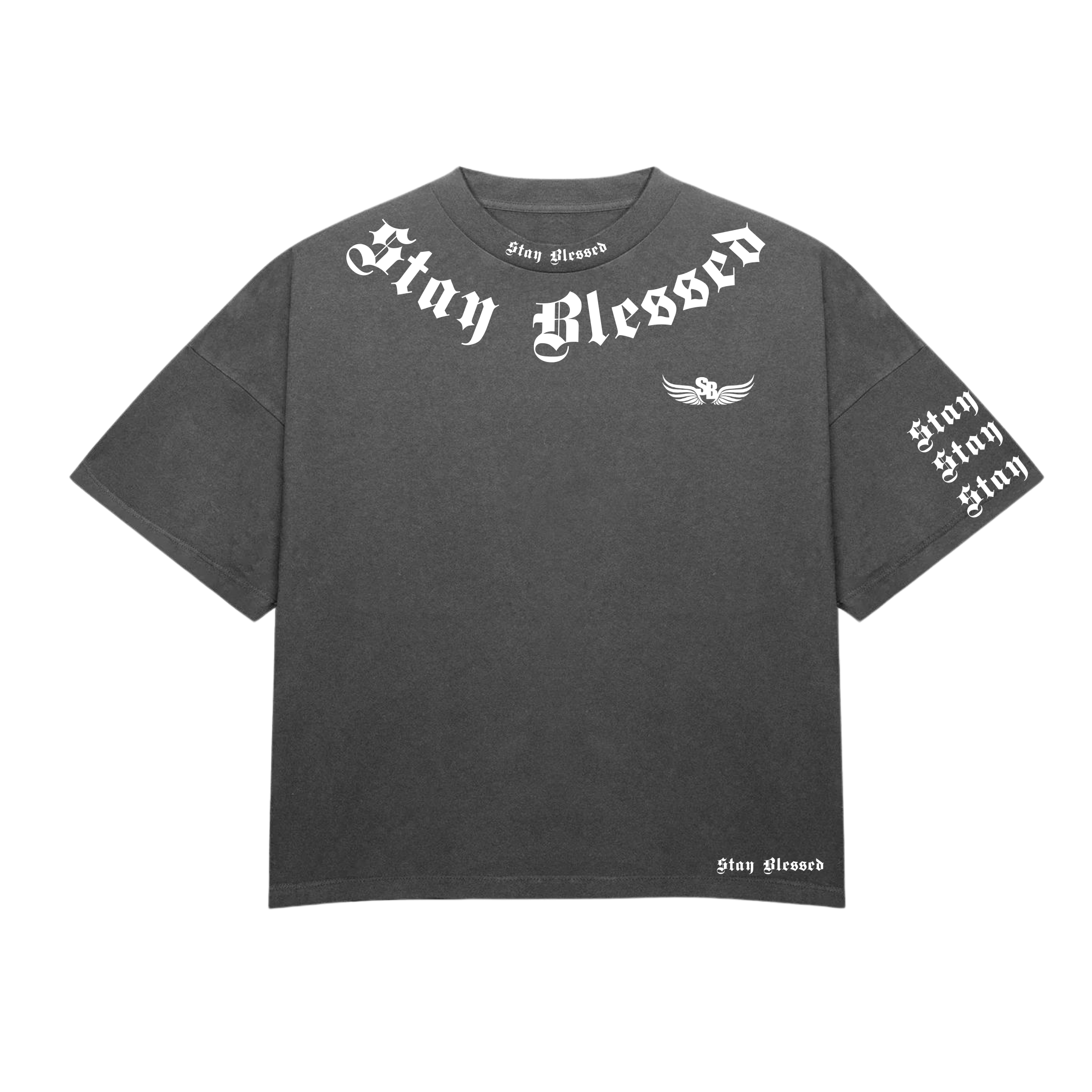 Stay Blessed - Divine Details T-Shirt - Black