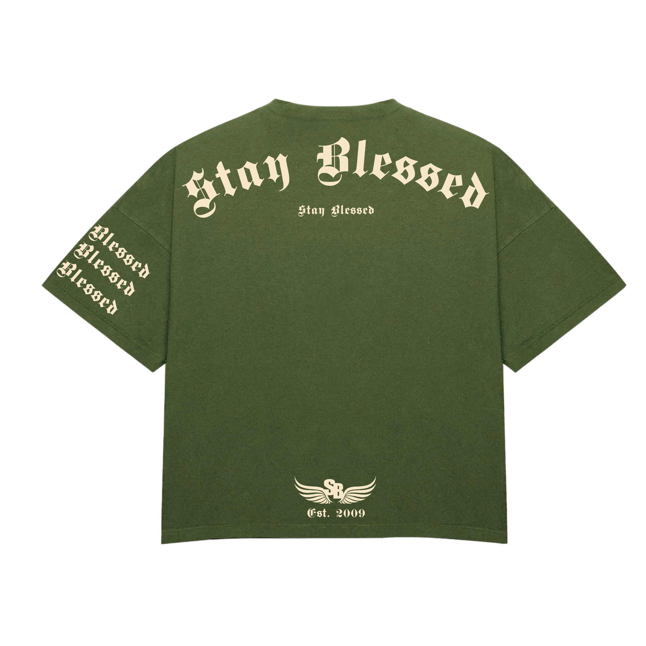 Stay Blessed - Divine Details T-Shirt - Black