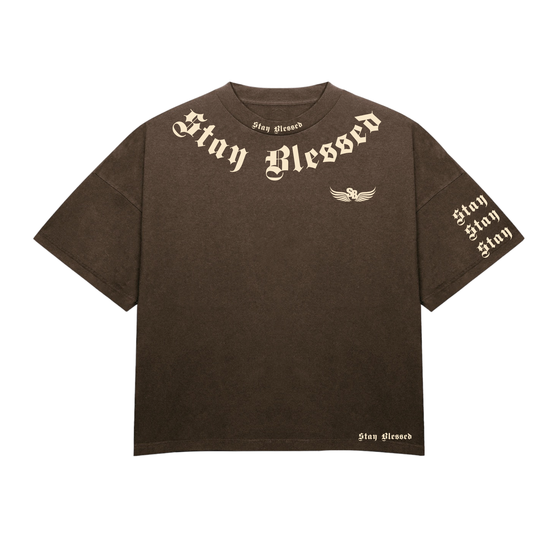 Stay Blessed - Divine Details T-Shirt - Black