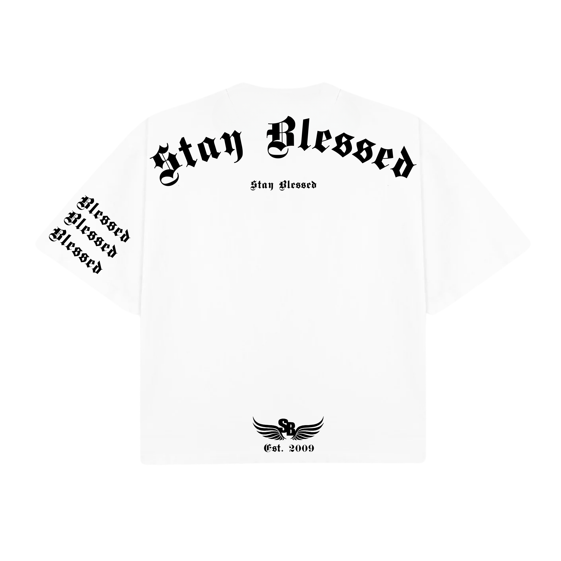 Stay Blessed - Divine Details T-Shirt - Black