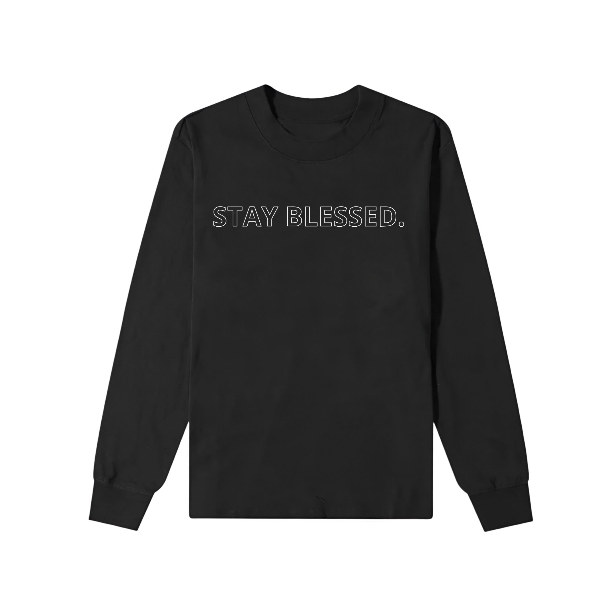 Stay Blessed Ultra Heavy Longsleeve Creme