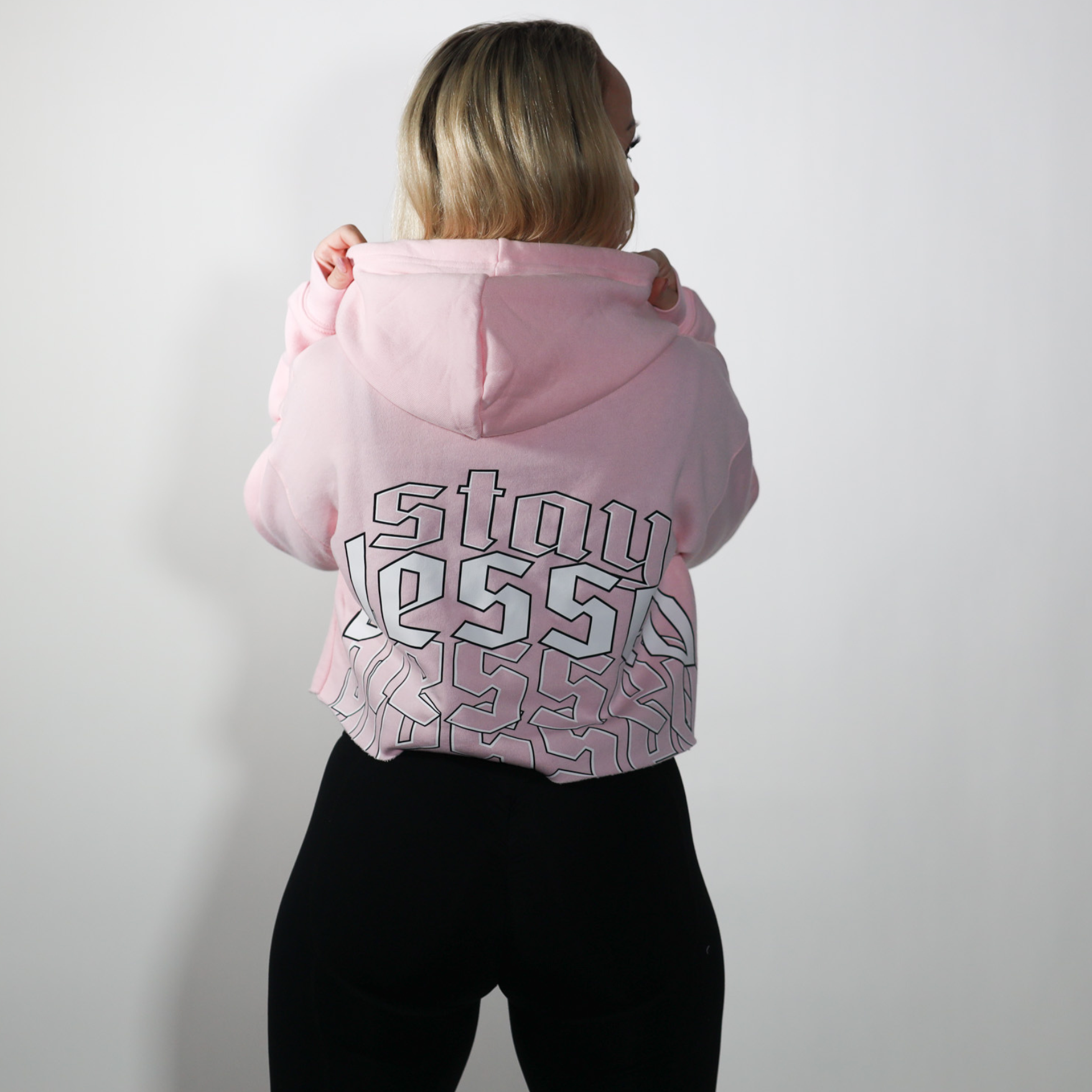 Stay Blessed Freshman Crop Hoodie